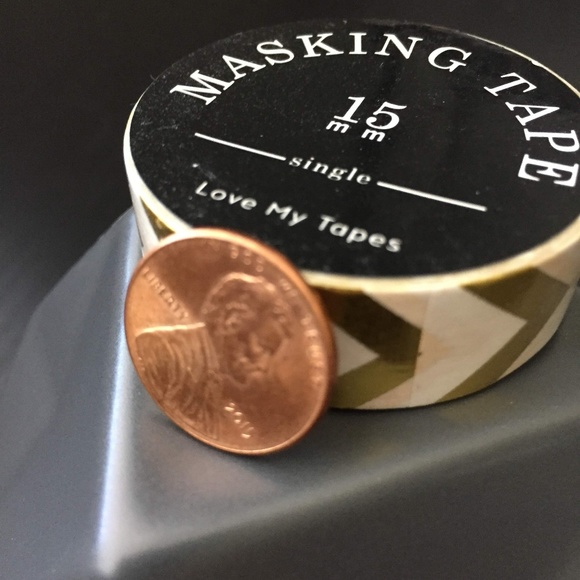3 Gold Metallic Masking Tape - Planner Tape - Picture 7 of 7